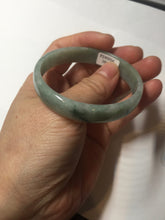 Load image into Gallery viewer, 53.8mm certified Type A 100% Natural green thin Jadeite Jade bangle D134-2835
