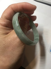 Load image into Gallery viewer, 53.8mm certified Type A 100% Natural green thin Jadeite Jade bangle D134-2835
