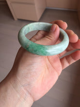 Load image into Gallery viewer, 51.5mm certified Type A 100% Natural sunny green purple oval Jadeite Jade bangle BS29-4436
