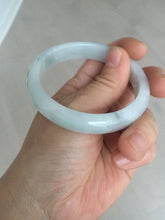 Load image into Gallery viewer, 54.5mm Certified Type A 100% Natural sunny green/dark green Jadeite Jade bangle AM96-2727
