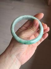 Load image into Gallery viewer, 57mm Certified Type A 100% Natural sunny green yellow Jadeite Jade bangle BS27-4418
