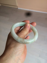 Load image into Gallery viewer, 55.8mm certified 100% natural Type A sunny green/white/brown jadeite jade bangle Y137-3334
