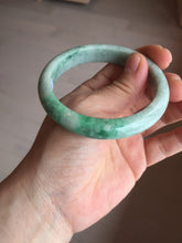 Load image into Gallery viewer, 57mm Certified Type A 100% Natural sunny green yellow Jadeite Jade bangle BS27-4418
