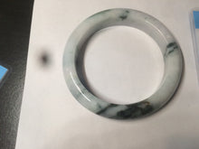 Load image into Gallery viewer, 58mm Certified Type A 100% Natural light green/white Jadeite Jade bangle S53-0441
