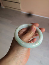 Load image into Gallery viewer, 55.8mm certified 100% natural Type A sunny green/white/brown jadeite jade bangle Y137-3334
