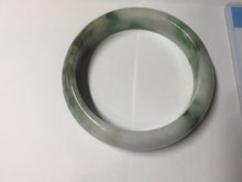 Load image into Gallery viewer, 57.7mm certified Type A 100% Natural sunny green yellow brown white Jadeite Jade bangle D136-1720
