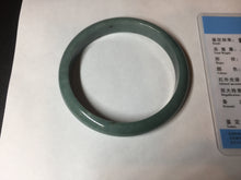 Load image into Gallery viewer, 61.5mm Certified Type A 100% Natural dark green/blue/gray/black Guatemala Jadeite jade bangle BL104-5741
