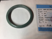 Load image into Gallery viewer, 61.5mm Certified Type A 100% Natural dark green/blue/gray/black Guatemala Jadeite jade bangle BL104-5741
