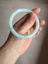 Load image into Gallery viewer, 55mm certified 100% natural Type A light green round cut jadeite jade bangle BP162-2773
