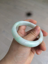 Load image into Gallery viewer, 55.8mm certified 100% natural Type A sunny green/white/brown jadeite jade bangle Y137-3334
