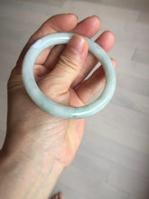 Load image into Gallery viewer, 55mm certified 100% natural Type A light green round cut jadeite jade bangle BP162-2773
