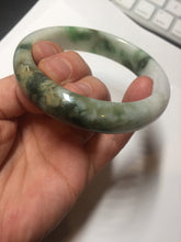 Load image into Gallery viewer, 57.7mm certified Type A 100% Natural sunny green yellow brown white Jadeite Jade bangle D136-1720
