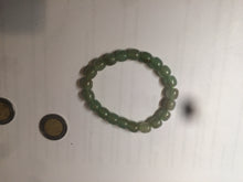 Load image into Gallery viewer, 卖了 8mm 100% naturally icy green/yellow/brown/gray Quartzite (Shetaicui jade) bangle XY9
