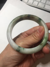 Load image into Gallery viewer, 57.7mm certified Type A 100% Natural sunny green yellow brown white Jadeite Jade bangle D136-1720
