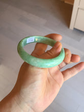 Load image into Gallery viewer, 55.5mm Certified 100% natural Type A sunny green yellow jadeite jade bangle BM25-4425

