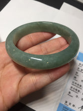 Load image into Gallery viewer, 54.9mm certified natural 100% natural Type A green jadeite jade bangle AF92-1161
