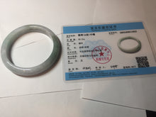 Load image into Gallery viewer, 61.5mm Certified Type A 100% Natura light green white purple Jadeite bangle X153-3825
