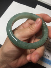 Load image into Gallery viewer, 54.9mm certified natural 100% natural Type A green jadeite jade bangle AF92-1161
