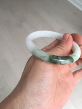 Load image into Gallery viewer, 52mm certified Type A 100% Natural sunny green yellow brown white oval Jadeite Jade bangle Q138-1727
