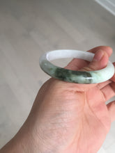 Load image into Gallery viewer, 52mm certified Type A 100% Natural sunny green yellow brown white oval Jadeite Jade bangle Q138-1727
