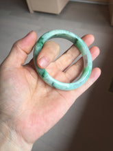 Load image into Gallery viewer, 58mm certified 100% natural Type A sunny green red jadeite jade bangle PB166-4659
