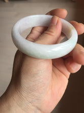 Load image into Gallery viewer, 54mm Certified type A 100% Natural light green purple white Jadeite bangle BP170-1055
