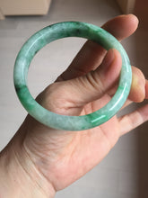 Load image into Gallery viewer, 58mm certified 100% natural Type A sunny green red jadeite jade bangle PB166-4659
