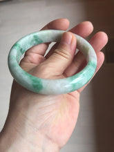 Load image into Gallery viewer, 59.2mm Certified Type A 100% Natural green purple Jadeite Jade bangle S86-7051
