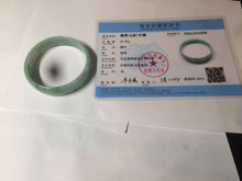 Load image into Gallery viewer, 52.5mm certified 100% natural Type A sunny green jadeite jade bangle BK5-3359
