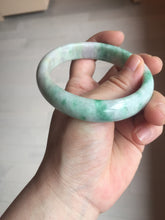 Load image into Gallery viewer, 59.2mm Certified Type A 100% Natural green purple Jadeite Jade bangle S86-7051
