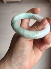 Load image into Gallery viewer, 54mm Certified type A 100% Natural green purple white Jadeite bangle BP175-1053
