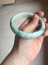 Load image into Gallery viewer, 59.2mm Certified Type A 100% Natural green purple Jadeite Jade bangle S86-7051
