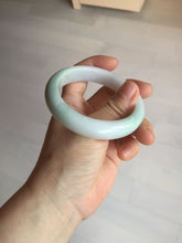 Load image into Gallery viewer, 56mm certified 100% natural type A light green white jadeite jade bangle BQ61-6879
