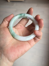 Load image into Gallery viewer, 54mm Certified type A 100% Natural green purple white Jadeite bangle BP175-1053
