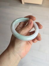 Load image into Gallery viewer, 56mm certified 100% natural type A light green white jadeite jade bangle BQ61-6879
