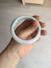 Load image into Gallery viewer, 56mm certified 100% natural type A light green white jadeite jade bangle BQ61-6879
