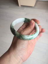 Load image into Gallery viewer, 57.7mm certified Type A 100% Natural sunny green yellow brown white Jadeite Jade bangle D136-1720
