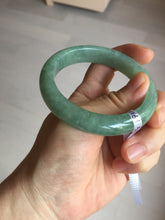 Load image into Gallery viewer, 54.9mm certified natural 100% natural Type A green jadeite jade bangle AF92-1161
