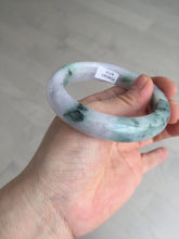 Load image into Gallery viewer, 55.9mm Certified 100% natural Type A light purple with sunny flying flowers jadeite jade bangle BL106-8719
