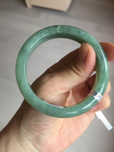 Load image into Gallery viewer, 54.9mm certified natural 100% natural Type A green jadeite jade bangle AF92-1161
