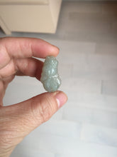 Load image into Gallery viewer, 100% Natural clear sunny green gray  jadeite jade golden fish Pendant group BP109
