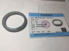 Load image into Gallery viewer, 56.6mm 100% natural Type A icy dark green/gray/black(WuJi) jadeite jade bangle AY92-1257
