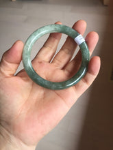 Load image into Gallery viewer, 56mm Certified Type A 100% Natural light green purple round cut Jadeite bangle PB172-4716
