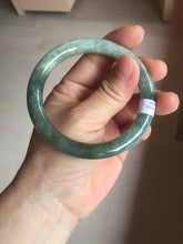 Load image into Gallery viewer, 56mm Certified Type A 100% Natural light green purple round cut Jadeite bangle PB172-4716
