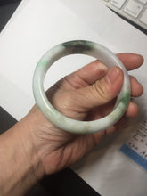 Load image into Gallery viewer, 60mm certified Type A 100% Natural sunny green yellow brown white Jadeite Jade bangle D137-1732
