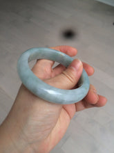 Load image into Gallery viewer, 57mm Certified Type A 100% Natural green/blue chubby  jadeite Jade bangle BH11-4406
