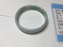 Load image into Gallery viewer, 54mm certified Type A 100% Natural sunny green yellow thin Jadeite Jade bangle AY93-1326
