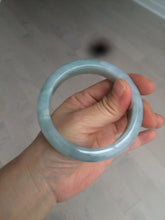 Load image into Gallery viewer, 57mm Certified Type A 100% Natural green/blue chubby  jadeite Jade bangle BH11-4406
