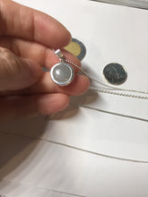 Load image into Gallery viewer, 100% natural Type A green blue Jadeite Bead &amp; Cross Layered pendant Necklace PD166

