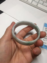 Load image into Gallery viewer, 54mm certified Type A 100% Natural sunny green yellow thin Jadeite Jade bangle AY93-1326
